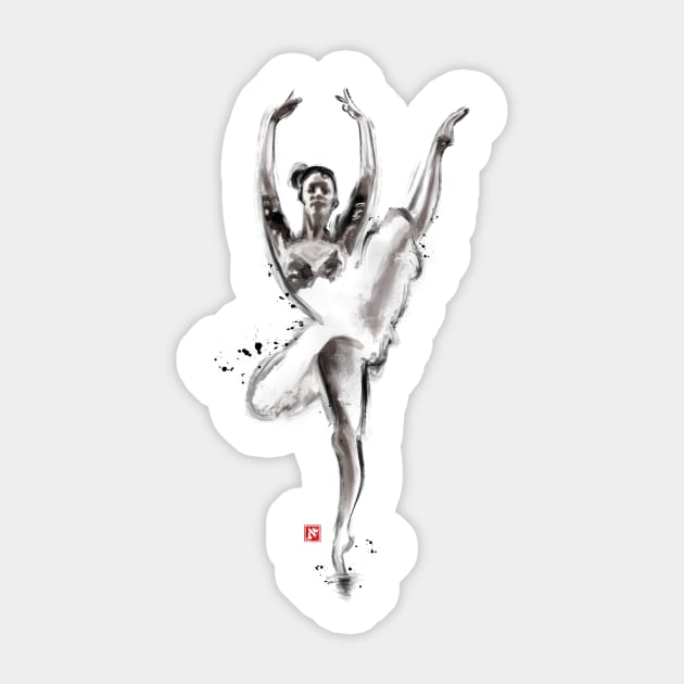 Inked Ballet Sticker by ILYOart